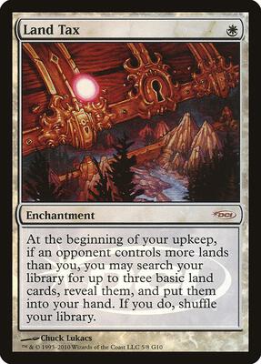 Land Tax card from Judge Promos