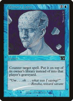 Memory Lapse card from Judge Promos