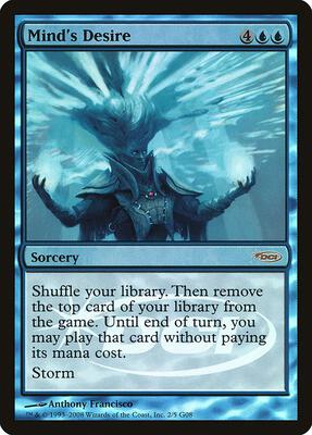 Mind's Desire card from Judge Promos