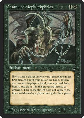Chains of Mephistopheles card from Legends