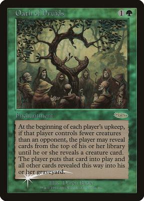 Oath of Druids card from Judge Promos