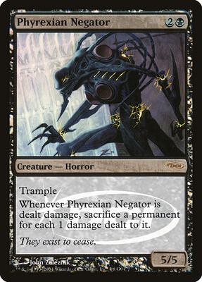 Phyrexian Negator card from Judge Promos