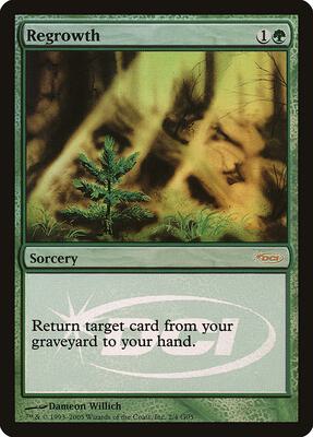 Regrowth card from Judge Promos