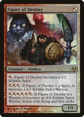 Figure of Destiny card from Launch Party & Release Event Promos