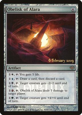 Obelisk of Alara card from Launch Party & Release Event Promos