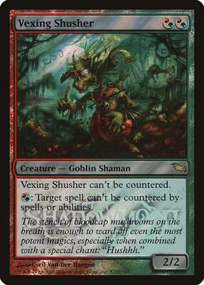 Vexing Shusher card from Launch Party & Release Event Promos