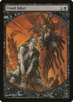 Cruel Edict card from Magic Player Rewards