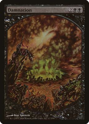 Damnation card from Magic Player Rewards