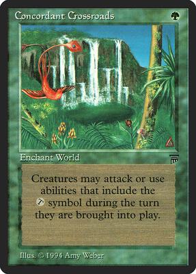Concordant Crossroads card from Legends