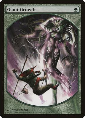 Giant Growth card from Magic Player Rewards