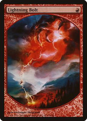 Lightning Bolt card from Magic Player Rewards