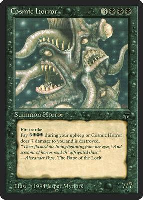 Cosmic Horror card from Legends