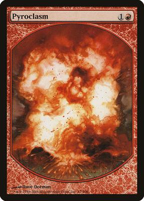 Pyroclasm card from Magic Player Rewards