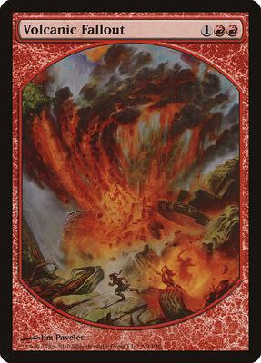 Volcanic Fallout card from Magic Player Rewards