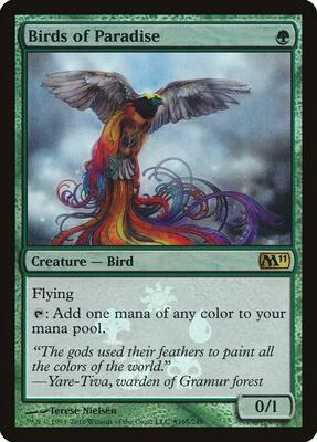Birds of Paradise card from Buy-A-Box Promos