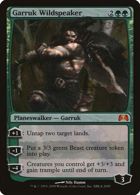 Garruk Wildspeaker card from Media Promos