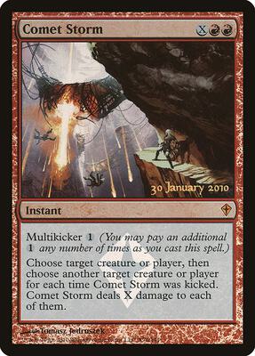 Comet Storm card from Prerelease Cards