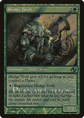 Hedge Troll card from Launch Party & Release Event Promos