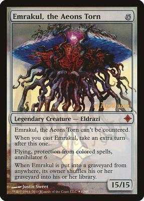 Emrakul, the Aeons Torn card from Prerelease Cards