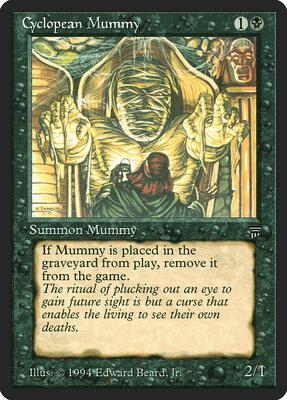 Cyclopean Mummy card from Legends
