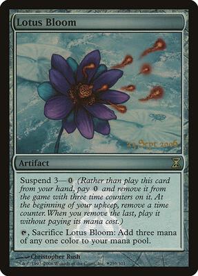 Lotus Bloom card from Prerelease Cards