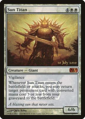 Sun Titan card from Prerelease Cards