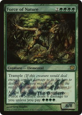 Force of Nature card from Launch Party & Release Event Promos