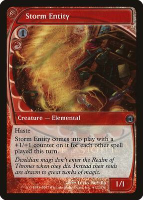 Storm Entity card from Launch Party & Release Event Promos
