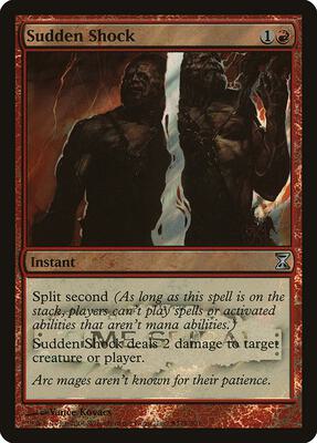 Sudden Shock card from Launch Party & Release Event Promos
