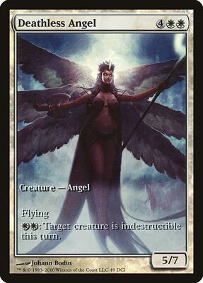 Deathless Angel card from Game Day & Store Championship Promos