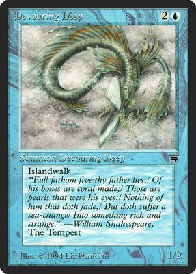 Devouring Deep card from Legends