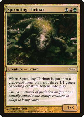 Sprouting Thrinax card from WPN & Gateway Promos