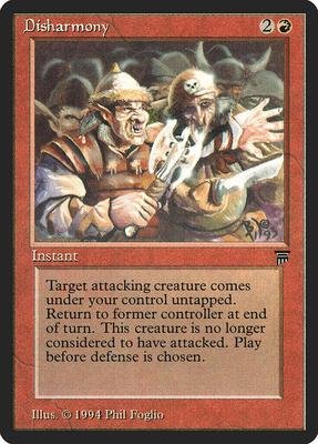 Disharmony card from Legends