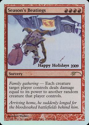 Season's Beatings card from Special Occasion