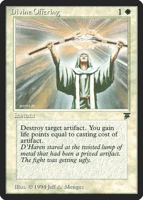 Divine Offering card from Legends