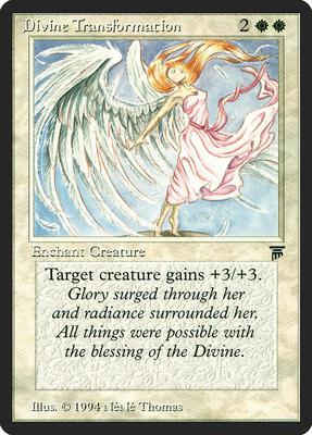 Divine Transformation card from Legends