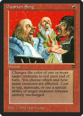 Dwarven Song card from Legends