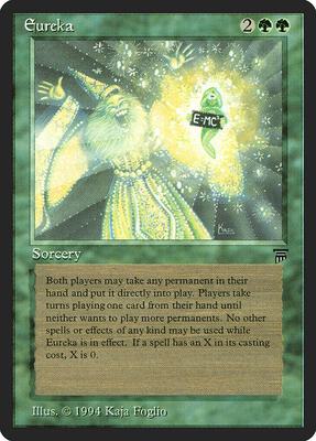 Eureka card from Legends