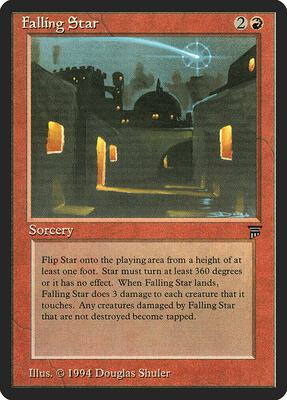 Falling Star card from Legends