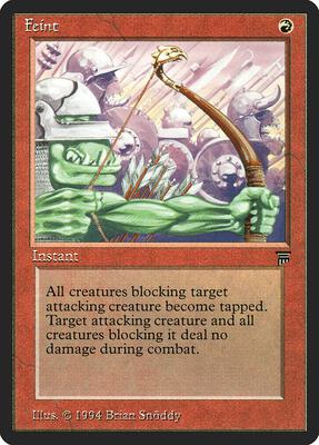 Feint card from Legends