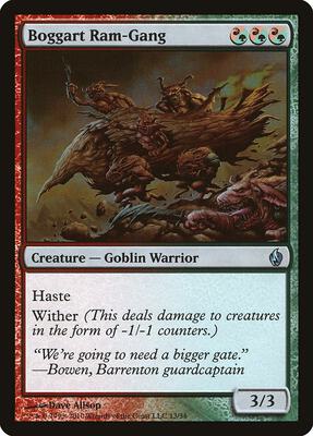 Boggart Ram-Gang card from Premium Deck Series: Fire and Lightning