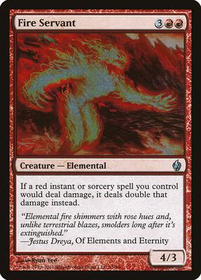 Fire Servant card from Premium Deck Series: Fire and Lightning