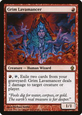 Grim Lavamancer card from Premium Deck Series: Fire and Lightning