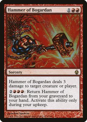 Hammer of Bogardan card from Premium Deck Series: Fire and Lightning