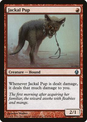 Jackal Pup card from Premium Deck Series: Fire and Lightning