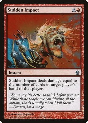 Sudden Impact card from Premium Deck Series: Fire and Lightning