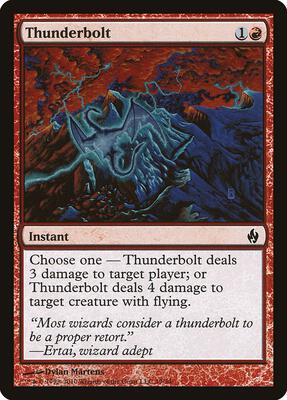 Thunderbolt card from Premium Deck Series: Fire and Lightning