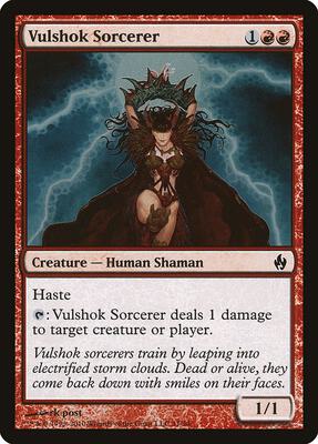 Vulshok Sorcerer card from Premium Deck Series: Fire and Lightning