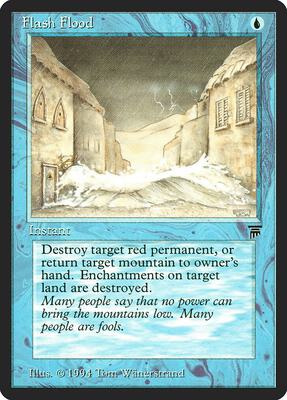 Flash Flood card from Legends