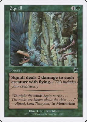Squall card from Starter 1999
